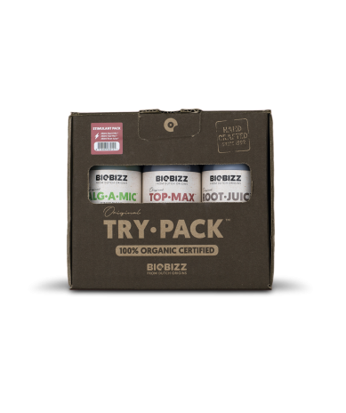 Try Pack Stimulant BioBizz kit estimuladores orgánicos Alg A Mic Root Juice Top Max