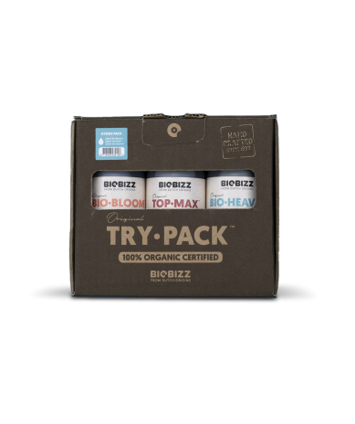 Try Pack Hydro BioBizz kit fertilizantes orgánicos Bio Bloom Bio Heaven Top Max