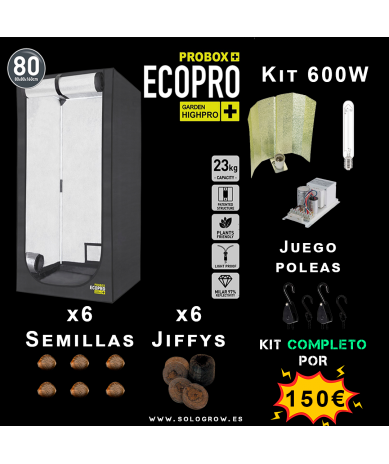 Kit Armario 80x80x160 Completo 600W