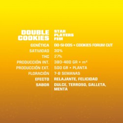 Características Double Cookies BSF Seeds