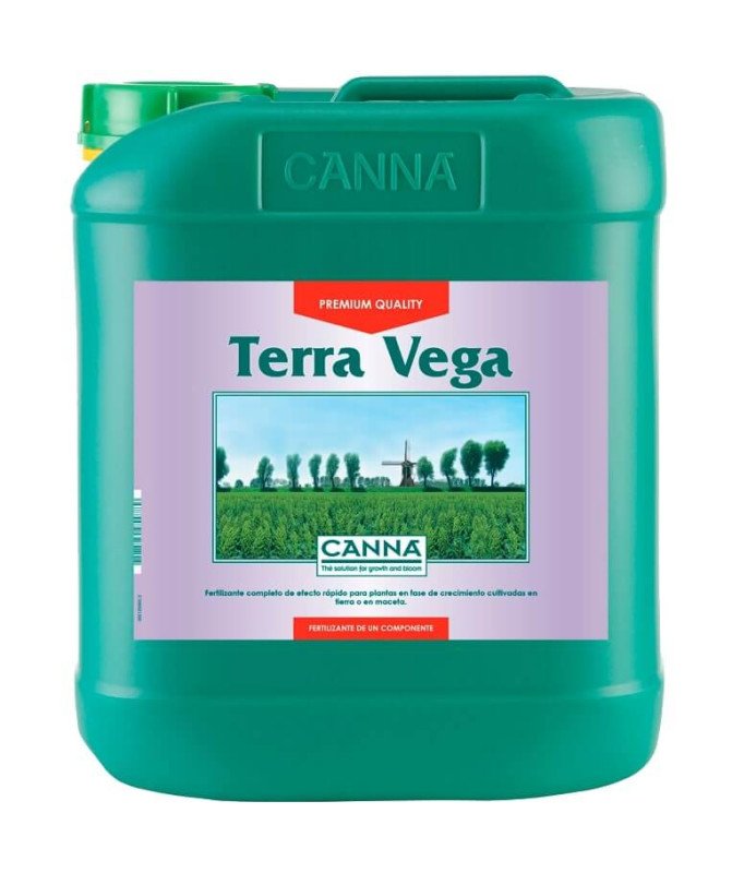 Canna Terra Vega 5 litros abono nitrógeno fase vegetativa tierra