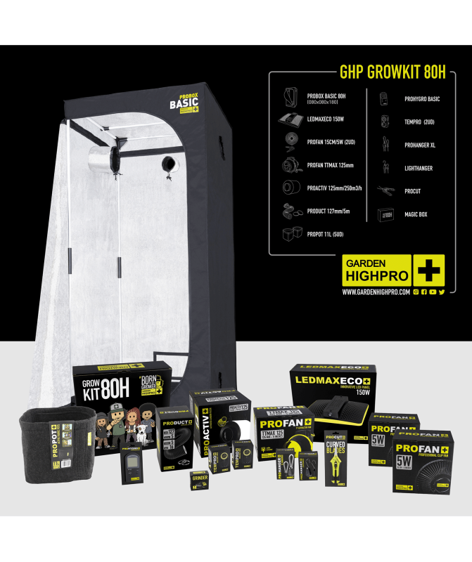 Garden HighPro GrowKit 80H frontal Garden HighPro GrowKit 80H frontal