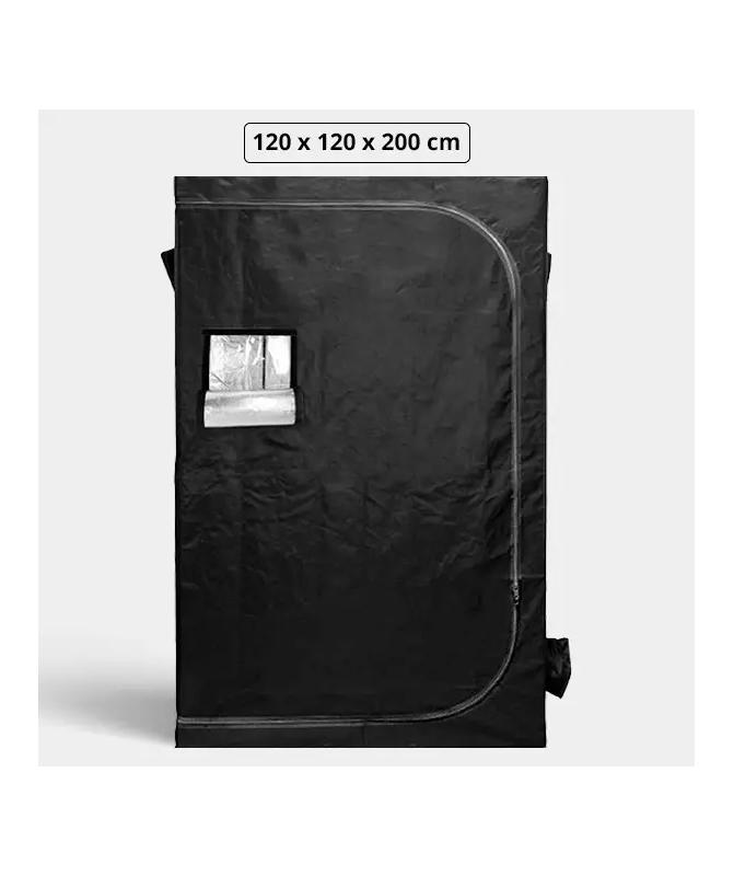Armario de Cultivo 120x120x200 cm Cultibox Light Plus con lona reflectante y estructura resistente Armario de Cultivo 120x120x200 cm Cultibox Light Plus con lona reflectante y estructura resistente