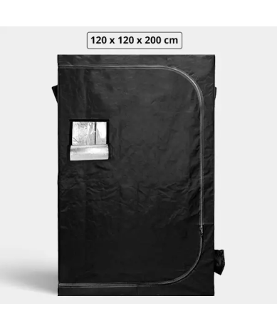 Armario de Cultivo 120x120x200 cm Cultibox Light Plus con lona reflectante y estructura resistente