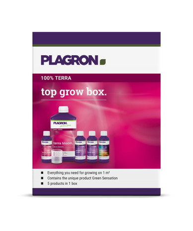 Plagron Top Grow Box 100% TERRA paquete completo de fertilizantes minerales