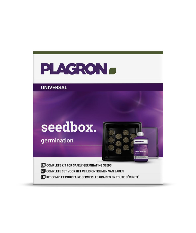 Plagron Seedbox kit completo de germinación con Seedbooster 250 ml