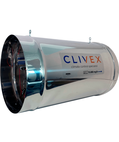 Clivex Ozoduct 315mm 15000mg/h generador de ozono tubular para cultivo indoor