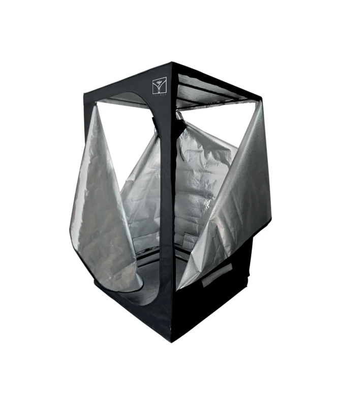 Armario de cultivo modular Cultibox SG-Combi 80x80x160 cm con interior reflectante y estructura de aluminio