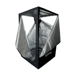 Armario de cultivo Cultibox SG-Combi 120x120x200 cm con interior reflectante y estructura modular de aluminio