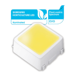 Detalle de chips LED Samsung LM301H EVO en luminaria MJ3 VENOM F5 720W