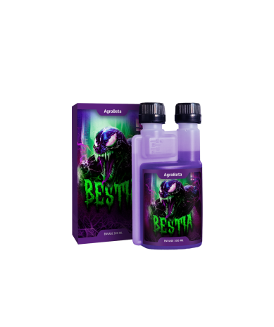 Agrobeta Bestia potenciador orgánico de floración para cogollos grandes y resinados en cultivo de plantas
