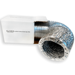 Tubo Clivex Aluduct Doble Capa para extracción e intracción de aire en cultivo indoor