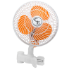 Ventilador de pinza oscilante 90º para armario de cultivo interior, 20W y 2 velocidades, Cornwall Electronics