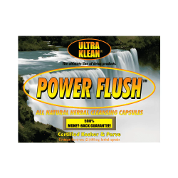 Ultra Klean Power Flush cápsulas detox herbales para limpieza de toxinas del organismo