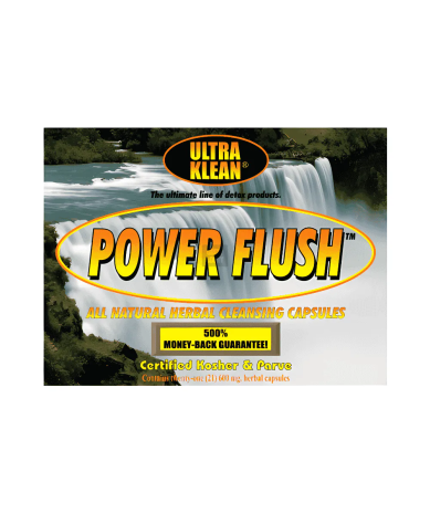 Ultra Klean Power Flush cápsulas detox herbales para limpieza de toxinas del organismo