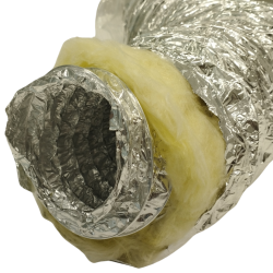 Clivex Sonoduct conducto insonorizado con fibra de vidrio y aluminio