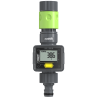 Aqualímetro Meliflor para control de riego: mide flujo, consumo total y promedio de agua en cultivos y macetas