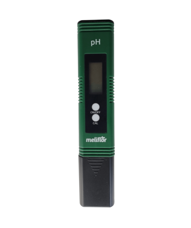 Meliflor pH Meter medidor digital de pH portátil, preciso y fácil de usar para hidroponía, acuarios y piscinas