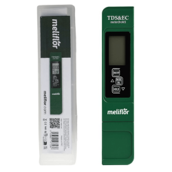 Meliflor medidor TDS EC temperatura digital 3 en 1 para control del agua en cultivo e hidroponía
