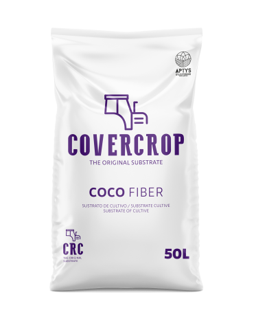 Fibra de Coco Covercrop premium para hidroponía y jardinería con alta aireación y retención de agua