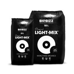 Sustrato Biobizz Light Mix para semillas y plantas jóvenes con perlita y turba