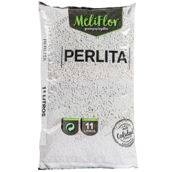Perlita Meliflor sustrato mineral poroso para aireación y drenaje – saco 11 L