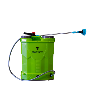 Pulverizador mochila eléctrico 16 litros para autocultivo y jardinería