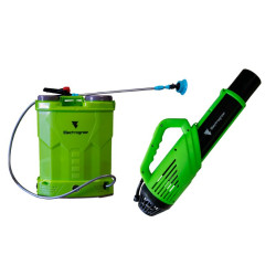 Pack Nebulizador + Mochila Eléctrica Pulverizadora 16L Electrogrow