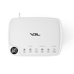 Deshumidificador VDL 12L compacto y eficiente para habitaciones y oficinas