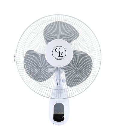 Ventilador de pared 16WF con mando a distancia 45W 40 cm con 3 velocidades y montaje mural