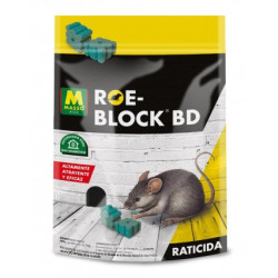 Roe-Block raticida en bloques para ratas y ratones resistente a la humedad uso en portacebos