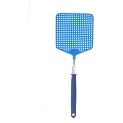 Pala matamoscas telescópica extensible de metal para eliminar moscas sin insecticidas en interiores