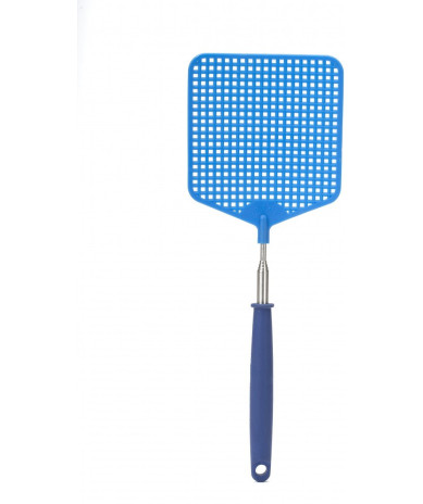 Pala matamoscas telescópica extensible de metal para eliminar moscas sin insecticidas en interiores