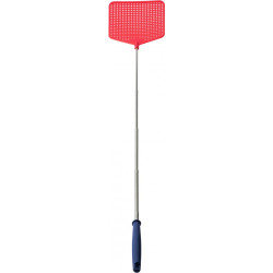 Pala matamoscas telescópica extensible de metal para eliminar moscas sin insecticidas en interiores