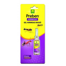 Preben gel hormigas 25 g insecticida en gel-cebo para eliminar hormigas y hormigueros en grietas y zonas de paso