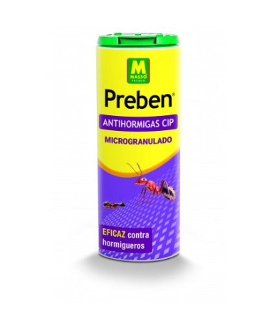 Preben antihormigas microgranulado con cipermetrina para eliminar hormigas y hormigueros con efecto residual