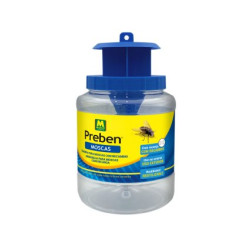 Trampa-bote para moscas Preben con recambio reutilizable para exteriores para capturar moscas y avispas sin insecticidas