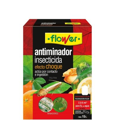 Insecticida antiminador Flower para plantas