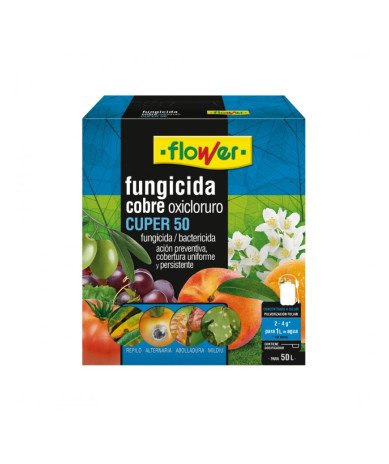 Fungicida oxicloruro de cobre CUPER 50 en polvo mojable