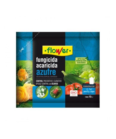 Fungicida acaricida Azufre 80% 50 g Flower